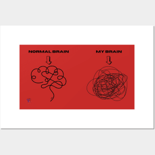 My Brain Posters and Art